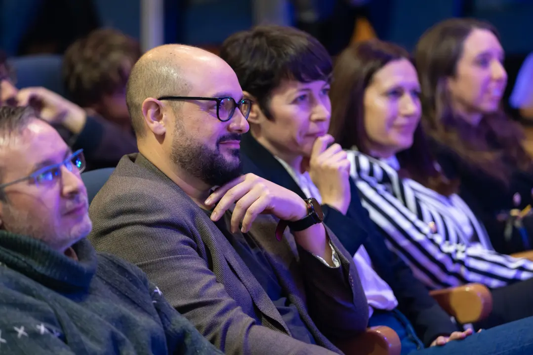 Acto de presentaci&oacute;n do primeiro tramo da candidatura do BNG de Ames &aacute;s municipais 2023, coa presenza da portavoz nacional do BNG, Ana Pont&oacute;n, candidatos e candidatas do BNG da comarca de Santiago nos seus concellos, compa&ntilde;eiros e compa&ntilde;eiras e p&uacute;blico en xeral, ateigando a Casa da Cultura do Milladoiro.