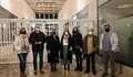 Visita de Mercedes Queixas á EMMA