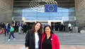 Escarlata Pampín, a voz de Ames no Parlamento Europeo