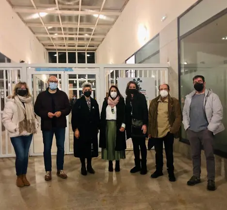 Visita de Mercedes Queixas &aacute; EMMA