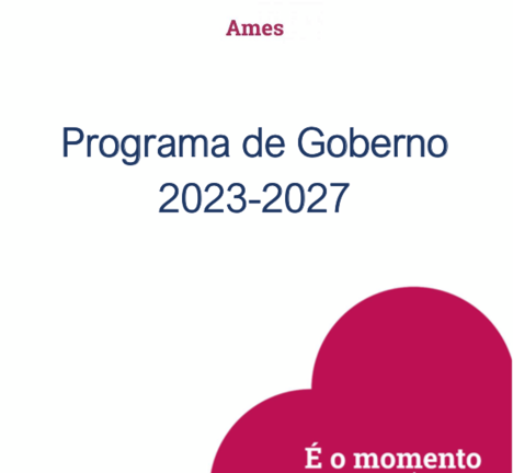 Portada programa goberno 2023-2027