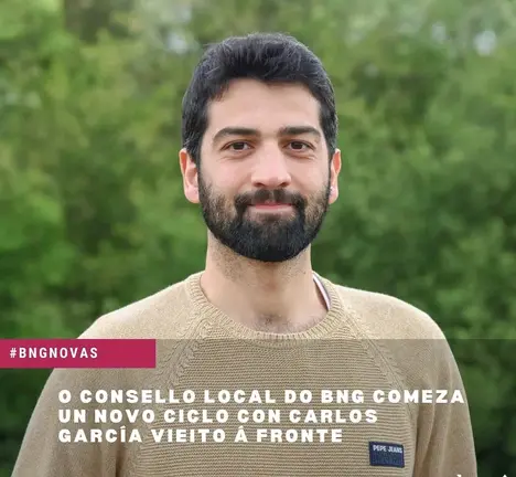 Carlos Garc&iacute;a Vieito novo responsable local