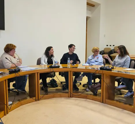 Reuni&oacute;n no Parlamento Galego