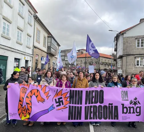 O BNG na manifestaci&oacute;n do 8M este s&aacute;bado en Santiago
