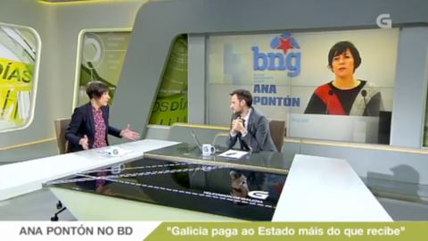Ana Pont&oacute;n no "Bos dias" da TVG